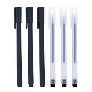 Gel esmerilado transparente Simple de alto valor Estudio de agua Papelería Suministros de oficina Pluma de firma a base de agua - Product Image 5