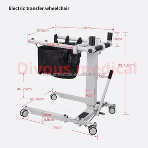 Chaise élévatrice de transfert électrique ou manuelle pour patients, avec fonction toilette, pour personnes âgées et handicapées - Vente chaude - Product Image 5
