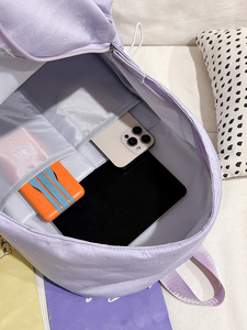 Sac à dos unisexe de haute qualité personnalisé avec fermeture éclair, en nylon, à armature interne, et dossier ergonomique pour étudiants - Product Image 6
