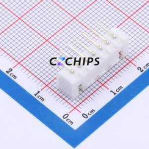 W254110K-7PW2113 Wire-to-Board Pin Header Bent Lead Through Hole,P=2.5mm Connector 1x7P 2.5mm Right Angle Insert XHB - Product Image 2