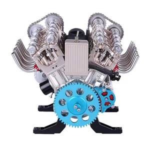 Teching <span class=keywords><strong>v8</strong></span> <span class=keywords><strong>moteur</strong></span> métal modèle Kit assemblage 8 cylindres <span class=keywords><strong>moteur</strong></span> 500 + pièces <span class=keywords><strong>V8</strong></span> DM118 modèle expérience physique éducation bricolage jouet cadeau - Product Image 4
