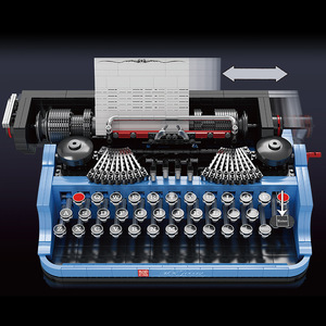 Mould King 10032 - Modelo de Máquina de Escribir Retro Creativa, Juguete Educativo para Niños, Bloques de Construcción de Plástico ABS de Partículas Pequeñas - Product Image 1