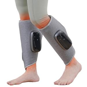 Masajeador de piernas eléctrico inalámbrico portátil Compresión de calor de circulación sanguínea de pantorrilla con aire vibratorio para aplicación de pies - Product Image 3