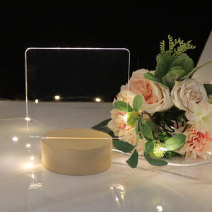 Creative 3D Illusion Lamp Crystal Acrylic Board Table Desk Base <b>LED</b> Lamp 7 Color RGB Kid's Room Decor Night <b>Light</b> Jewelry <b>Box</b> - Product Image 2