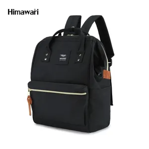 Himawari 2023 9001 Novo Estilo Splice Colorido Escola 14 polegadas Laptop Mochilas Saco Com Carregamento USB