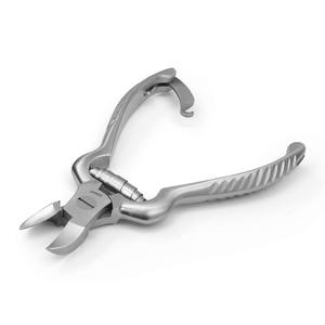 Coupe-ongles pour podiatre en acier inoxydable à lame incurvée, action à ressort, ouverture large, polissage miroir, pince à ongles pour doigts - Product Image 2