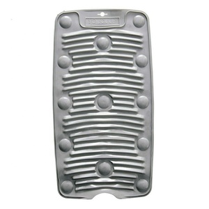 Tapis de lavage pliable suspendu en PVC, planche à linge antidérapante avec ventouse, produit de blanchisserie Portable pour la maison - Product Image 1