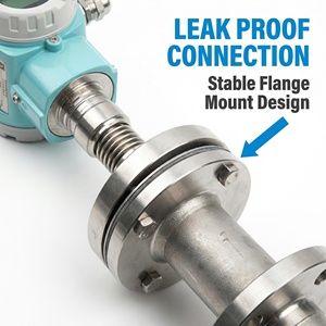 高温フランジ取付合金圧力伝送器 デジタル表示 4-20mA圧力センサー 液体/ガス用 IP66/IP67規格 - Product Image 5