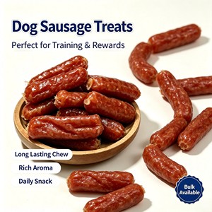 Alimento para Mascotas, Deliciosas Salchichas para Perros con Sabor a Pato, Golosinas con Alto Contenido de Proteínas, Carne Real, Bocadillos Masticables para Perros de Todas las Razas, Tamaño Portátil, Limpia los Dientes - Product Image 4