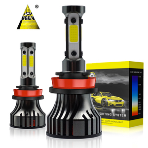80W 9000LM 4 côtés LED phares automatiques 360 ° faisceau 6000K lumière blanche 9005 9006 H4 H7 H11 24V ampoules haute performance IP67 - Product Image 3