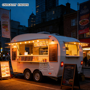 Custom Milkshake Food Truck Unique Design Beverage Mobile Cart Trailer - Product Image 6