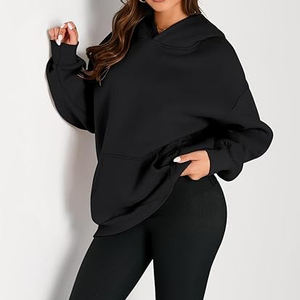 Sudadera Deportiva Informal Personalizada para Mujer, Impermeable, de Secado Rápido, Tejida, con Hombros Caídos, Manga Larga, con Logotipo Frontal, para Gimnasio y Running - Product Image 1