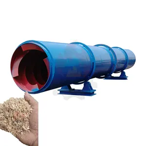 Good Quality Rotary Drum Wood Chips Drying Machine Wood Sawdust Dryer for Pellet Making