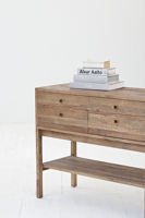 Table console en bois massif de style antique moderne avec tiroirs, meubles classiques pour salle à manger, villa, maison, cuisine, hôtel, salon
