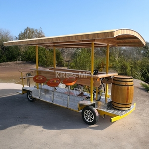 รถเข็นเบียร์เคลื่อนที่แบบเฟรมเหล็กเฟืองเดี่ยวพร้อมดิสก์เบรกแบบธรรมดาสำหรับขาย - Product Image 1