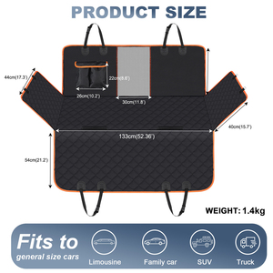 Coussin de voiture pour animaux de compagnie, universel quatre saisons, imperméable, anti-salissure, anti-griffures - Product Image 3
