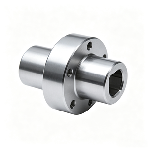 Mecanizado CNC Personalizado OEM: Acoplamiento de Acero, Casquillo de Eje, Conector de Brida de Torneado CNC de Precisión, Orificio Estriado, Maquinaria, Electroerosión por Hilo - Product Image 1