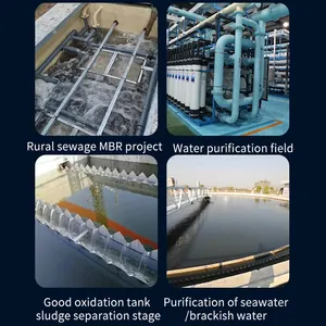अपशिष्ट जल पुन: उपयोग अनुप्रयोग में एमबीआर प्रक्रिया सिरेमिक फ्लैट झिल्ली