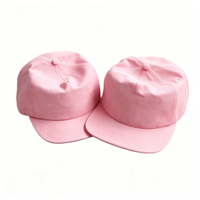 Casquette Dad Hat unisexe adulte 5 panneaux, style Hip Hop Y2K tropical, non structurée, à bord plat, 100% coton, personnalisable, faible MOQ, en promotion