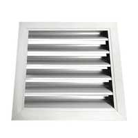 Grille d'aération en aluminium résistante aux intempéries pour la ventilation CVC, sortie d'air extérieure pour fenêtre