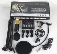Microphone Bm800 avec carte son USB V8s, microphone professionnel, mixeur vidéo, ensemble karaoké Bm 800 V8