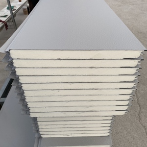 Panneaux de bardage métalliques, mur extérieur, panneau sandwich en EPS, PU, polyuréthane - Product Image 4