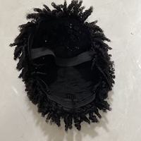 Perruques Courtes Femme Prix Usine en Gros Coupe Pixie Cheveux Noirs Naturels Frange Brun Foncé Fabriquées à la Machine Réglables