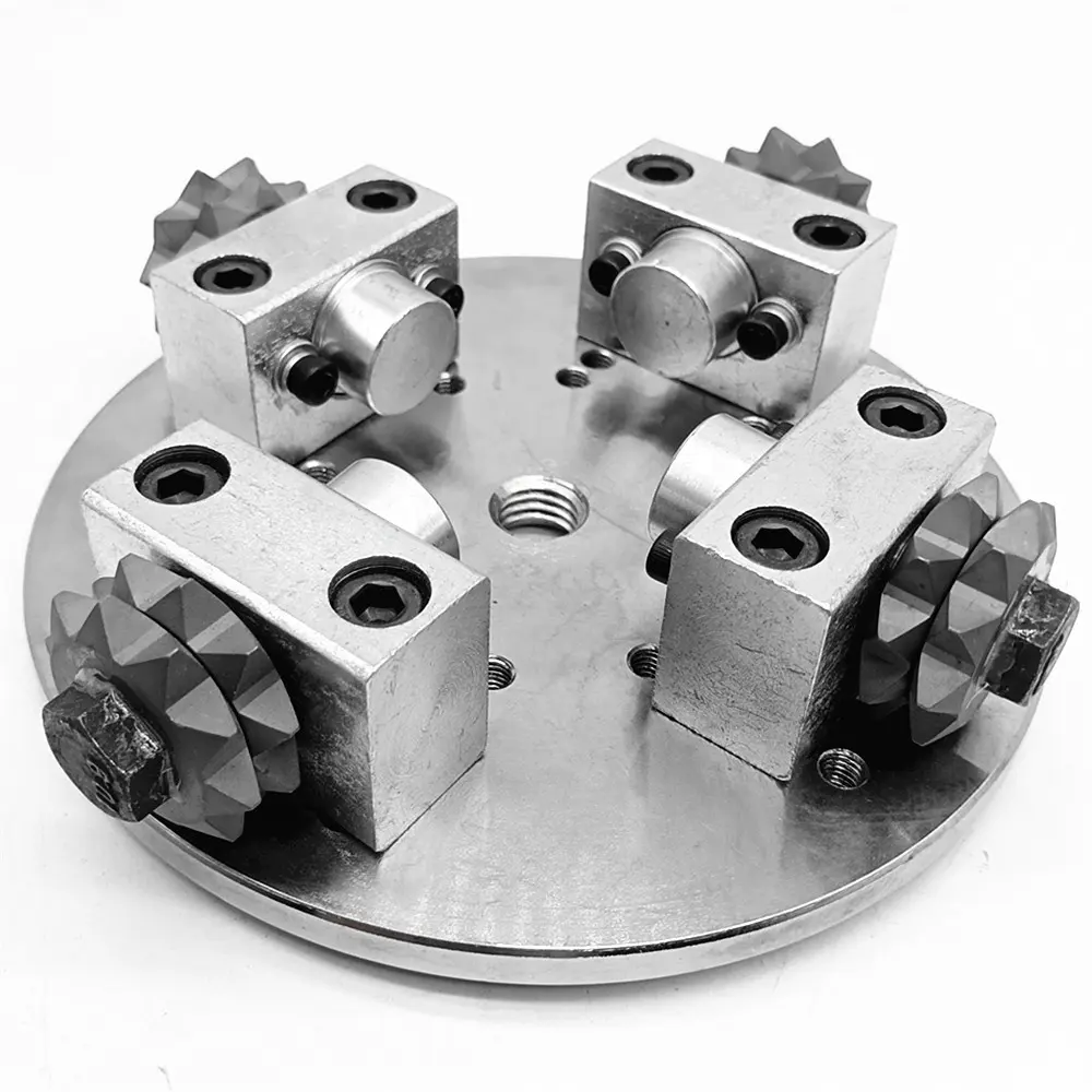 150mm 6inch Tungsten Carbide Bush Hammer Roller Tools Bush Hammer Plate for Concrete Floor and Stone Grinding