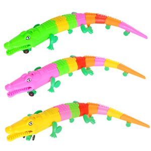 Jouet crocodile musical lumineux électrique 45 cm en plastique avec corde pour enfants unisexe - Product Image 5