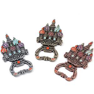 Custom Metal Strong Magnet Fridge <b>Bottle</b> Opener with Custom Shape-Quicksand Souvenir Promotional <b>Gift</b> - Product Image 3