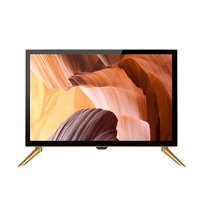 TV Musik HD 14.1 15 17 19 22 24 Inci Layar LCD LED TV Kecil Smart TV 12v DC AC