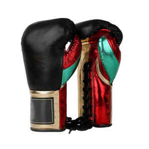 Gants de boxe personnalisables avec rembourrage confortable Système de fermeture facile Équipement durable pour tous les niveaux de compétence Logo personnalisé - Product Image 3