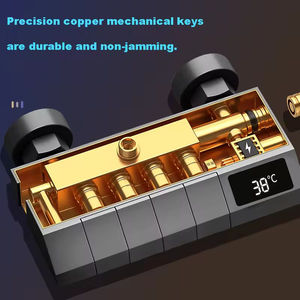 Juego de Ducha Completo, Cromado Pulido, Mezclador de Ducha Contemporáneo, Negro Blanco, Lluvia, Masaje, Latón, Termostático, Cerámica, Apartamento - Product Image 3