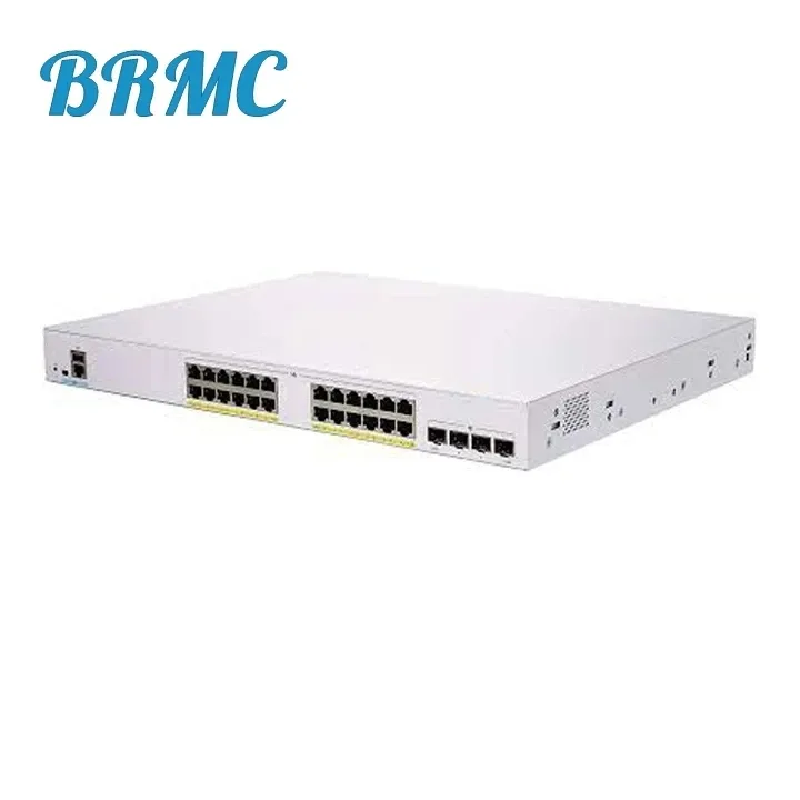 CBS350-24P-4G 24 Port Gigabit penuh PoE 4*1G SFP CBS350-24P-4G-CN seri 350 lapisan 2 sesuai saklar Ethernet terkelola