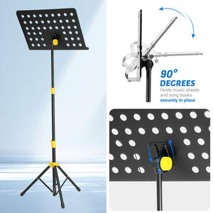 MS-34Y Stativ Musik instrument Musik ständer Günstige tragbare gelbe Musik ständer - Product Image 4