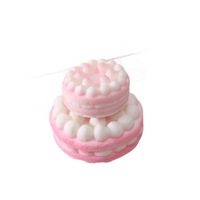 Jouet anti-stress en PU souple et moelleux en forme de gâteau de framboise artificiel, à récupération lente, vente en gros d'usine, fabriqué au Zhejiang