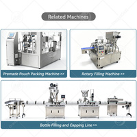 Machine de remplissage, de bouchage et de scellage ORME Lineal pour sachets Doypack de protéines de lactosérum et sachets à bec verseur pour aliments pour bébés
