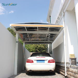 Offre Spéciale auvent bon marché pour abri de garage de voiture auvent abri de voiture <span class=keywords><strong>carport</strong></span> en polycarbonate carports en <span class=keywords><strong>aluminium</strong></span> avec toit en tôle de polycarbonate - Product Image 4
