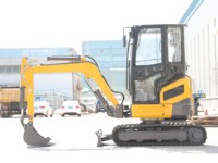 Excavator Crawler 2,6 Ton dengan Mesin Diesel 20HP untuk Kontraktor Profesional, Pekerjaan Lanskap, Pembuatan Parit, dan Persiapan Lokasi