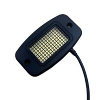 Lumière LED 12V blanche à 112 capsules, accessoires décoratifs pour voiture, boîtier en alliage d'aluminium, éclairage de roche pour véhicules tout-terrain UTV