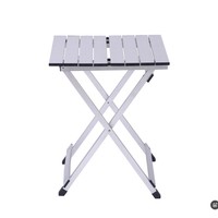 Table pliante en alliage d'aluminium pour le camping, les pique-niques et les barbecues, style minimaliste moderne, vente en gros