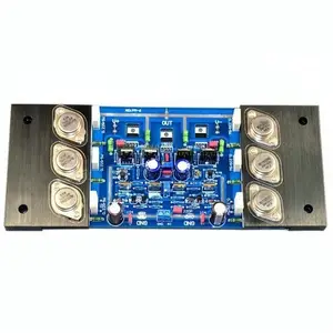 PM-6 HiFi Enthusiast LM334 ON15024 15025 MJE15032 15033 KSA100 PM-6 2.0 Channel 300W Papan Amplifier HiFi Segel Emas Daya Tinggi