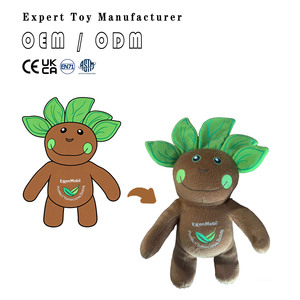 Peluche personnalisable avec logo, poupée qui ressemble à vous, mascotte personnalisée, jouet en peluche doux en forme d'arbre - Product Image 1