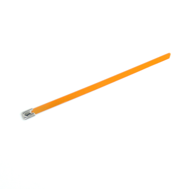 Custom Color & Size Polyester Fully CoatedCoated Stainless Steel Cable Ties
