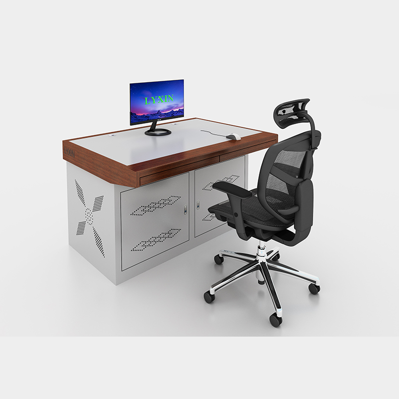vidaXL Bureau Blanc à 5 Tiroirs Rangement Table Console Table d'Ordinateur 241533