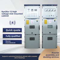 Armoire moyenne de distribution haute tension KYN28A-12 10KVA 600A avec mesure de ligne et équipement électrique complet