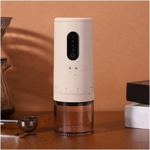 Nouvelle machine à café électrique portable sans fil 2025 avec broyeur intégré, rechargeable par USB, 2000 mAh, pour hôtel - Product Image 4