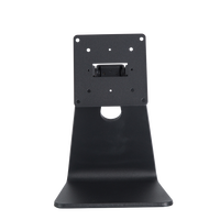Support d'écran tactile de bureau en métal noir Ruiguan avec inclinaison de 45 degrés pour les écrans LCD de point de vente et de bureau et montage VESA