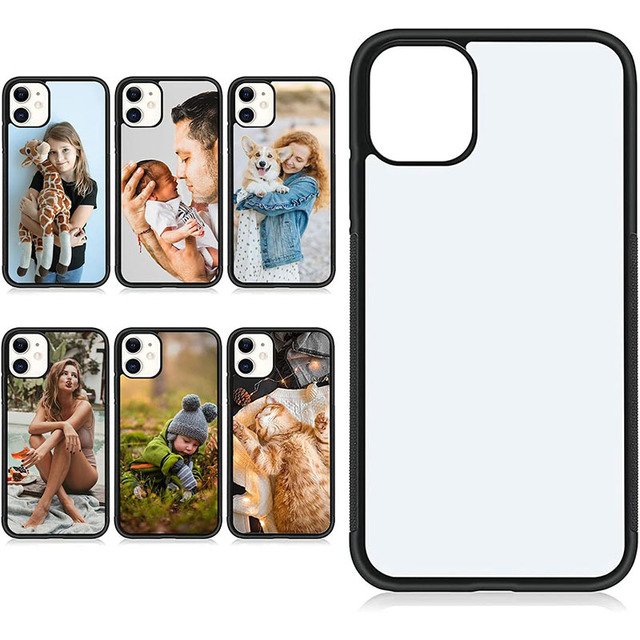 2D Sublimation Mobile Cases for iPhone X 11 12 13 14 Plus 15 Pro Max DIY Painting Phone Back Cover