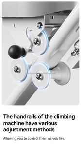 POM arrampicata macchina ad alta capacità portante arrampicata scala scalatore lunga vita di servizio con schermo elettrico Home Fitness - Product Image 6